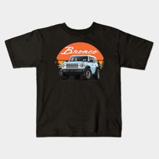 Heritage edition retro MURICA SUV sport truck robin's egg 4X4 Kids T-Shirt